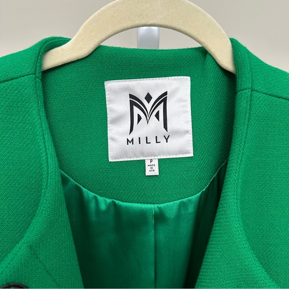 Milly Doubleface Wool Yevette Coat size Petite - Picture 3 of 5